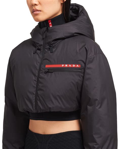 prada windbreaker jacket women's|Prada puffer jackets.